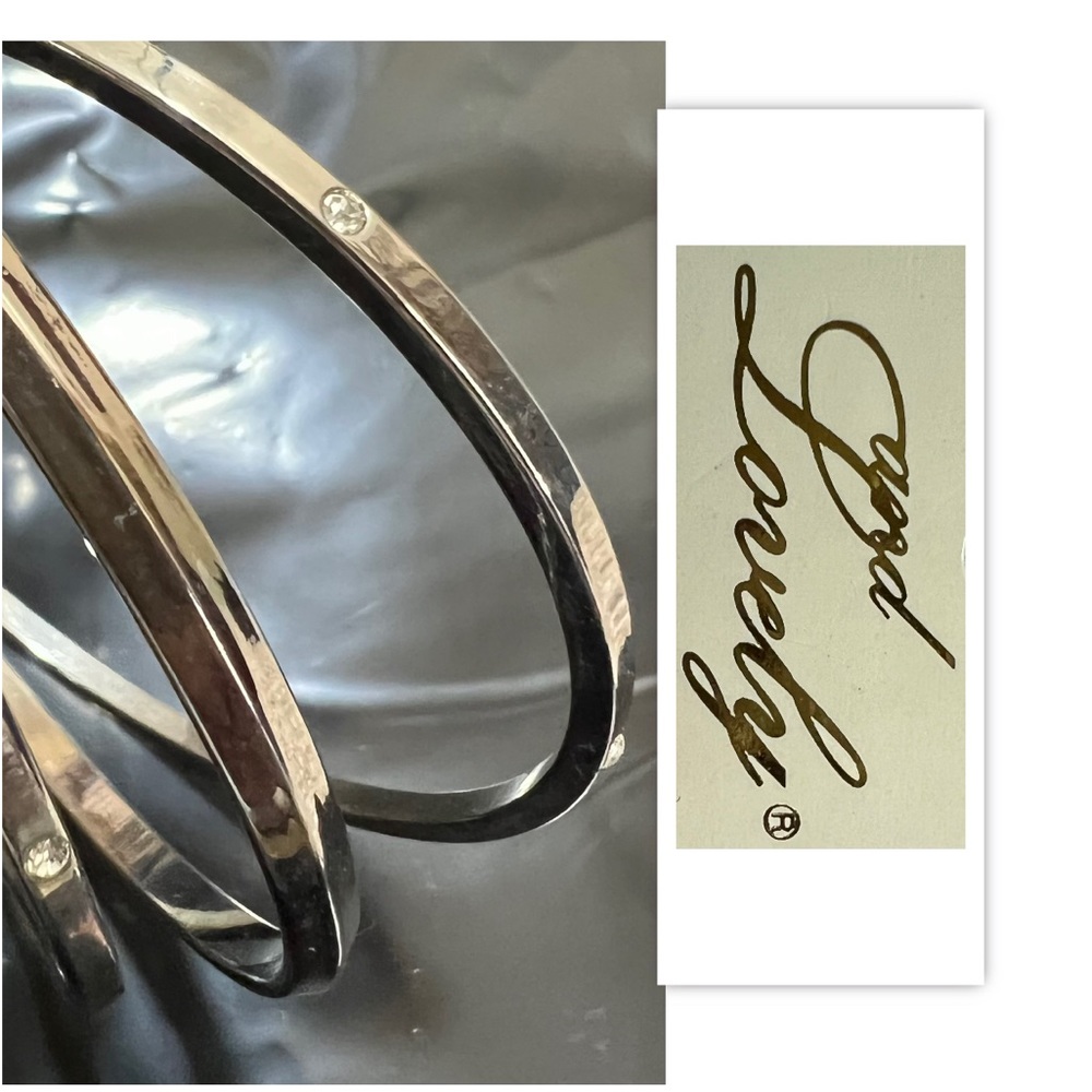 And Lovely Girls Silver Bangle Bracelets